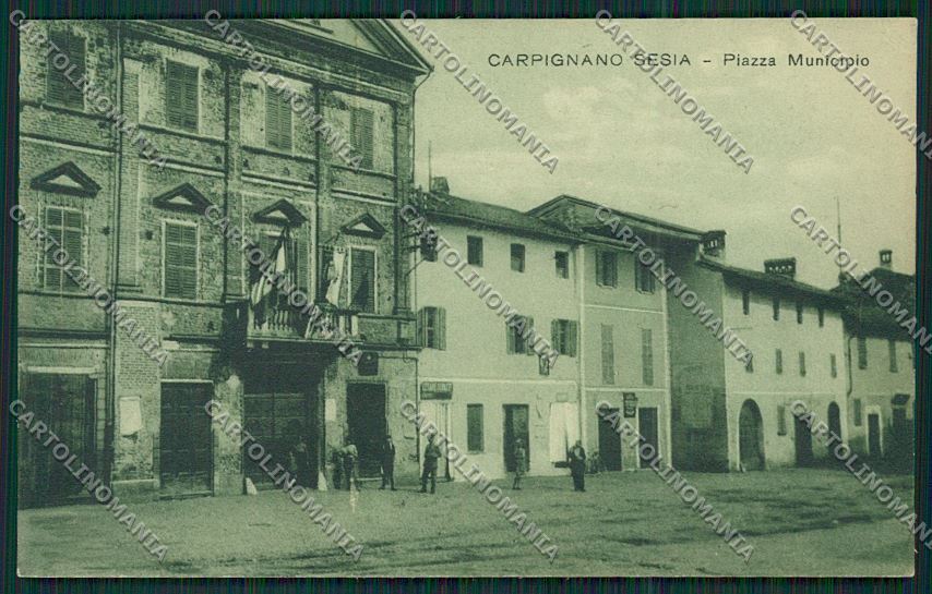 Novara Carpignano Sesia cartolina QQ5275 – fronte