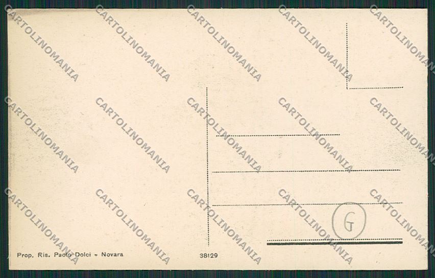 Novara Carpignano Sesia cartolina QQ5275 – retro