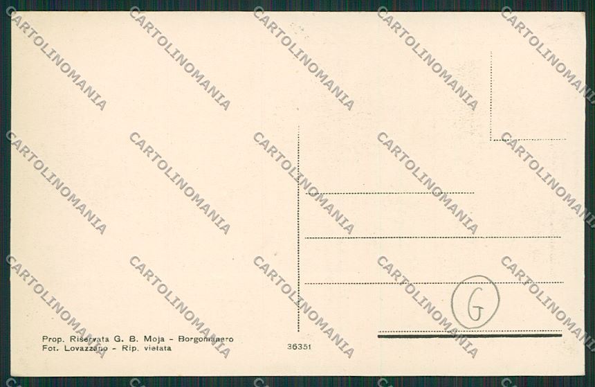 Novara Maggiora cartolina QQ5280 – retro