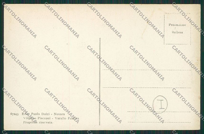 Novara Varallo Pombia cartolina QQ5287 – retro