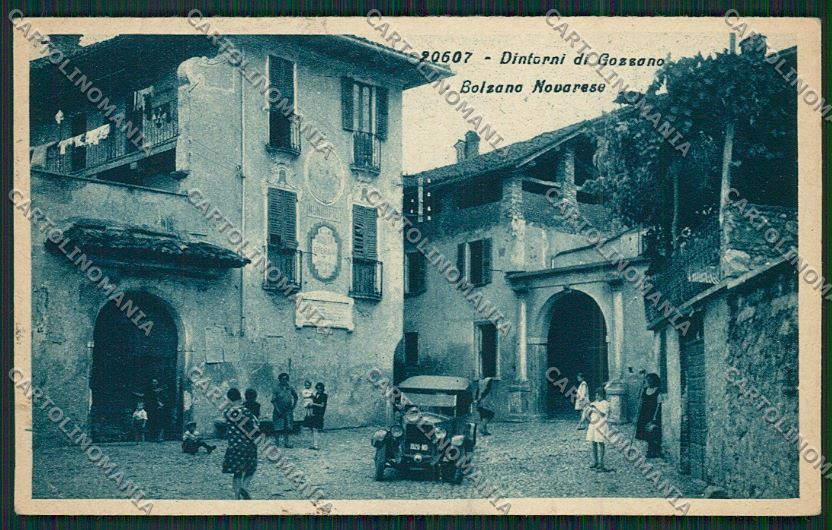 Novara Bolzano Novarese Auto cartolina QQ5288 – fronte