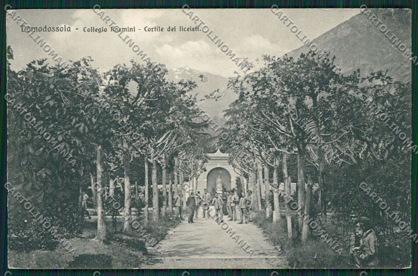 Verbania Domodossola PIEGA cartolina QQ5295 – fronte
