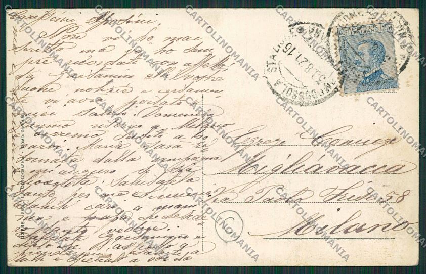 Verbania Domodossola cartolina QQ5298 – retro