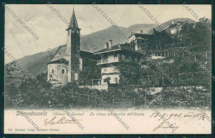 Verbania Domodossola cartolina QQ5300 – fronte