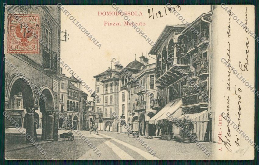 Verbania Domodossola cartolina QQ5306 – fronte