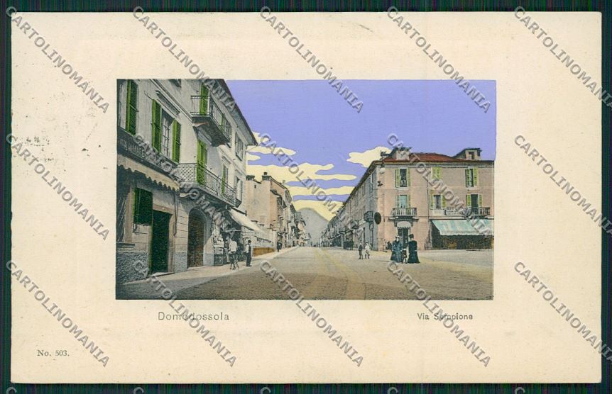 Verbania Domodossola cartolina QQ5325 – fronte