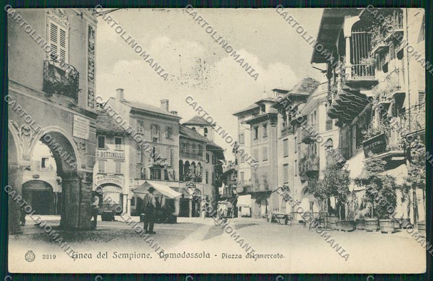 Verbania Domodossola cartolina QQ5335 – fronte