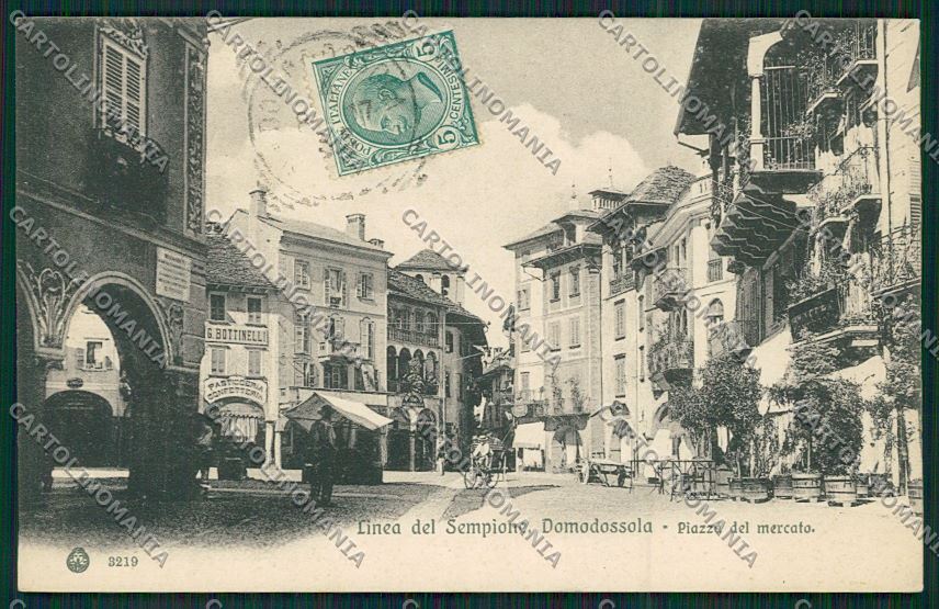 Verbania Domodossola cartolina QQ5336 – fronte