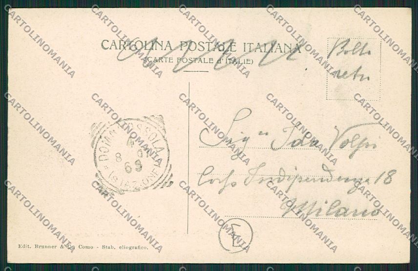Verbania Domodossola cartolina QQ5336 – retro