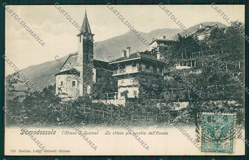 Verbania Domodossola cartolina QQ5343 – fronte