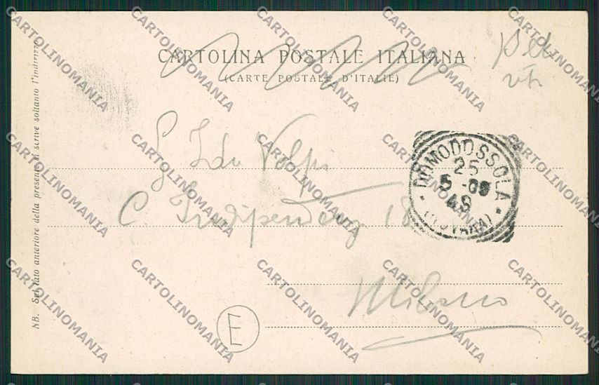 Verbania Domodossola cartolina QQ5343 – retro
