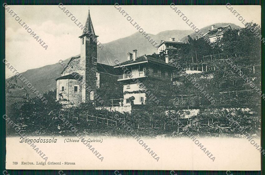 Verbania Domodossola cartolina QQ5348 – fronte