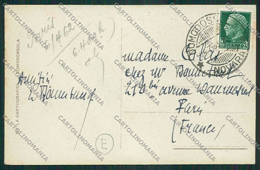 Verbania Domodossola cartolina QQ5349 – retro