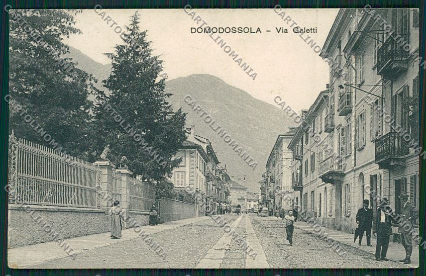 Verbania Domodossola cartolina QQ5351 – fronte