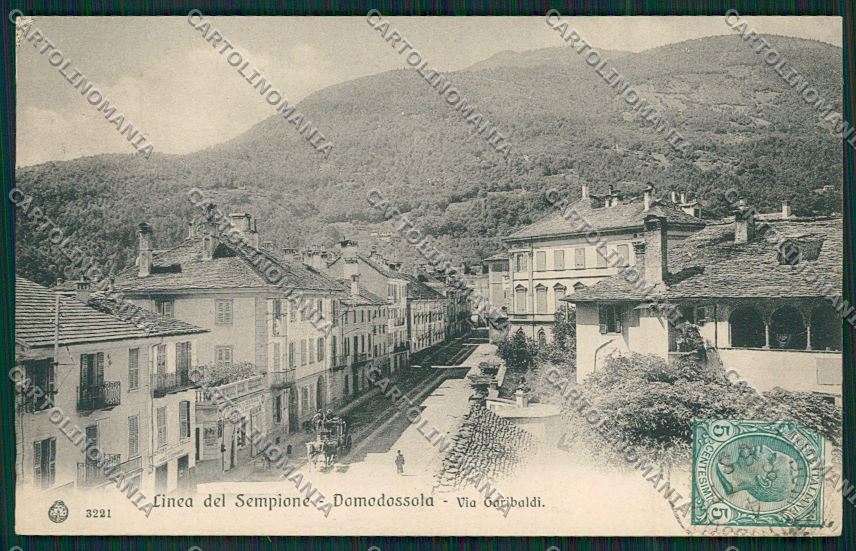 Verbania Domodossola cartolina QQ5365 – fronte