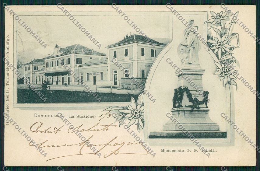 Verbania Domodossola Stazione cartolina QQ5366 – fronte