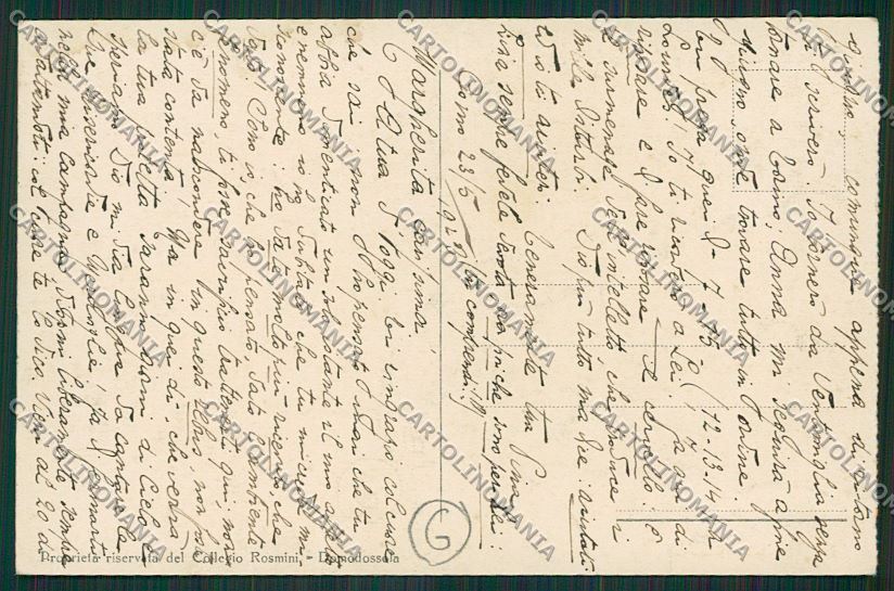 Verbania Domodossola cartolina QQ5369 – retro