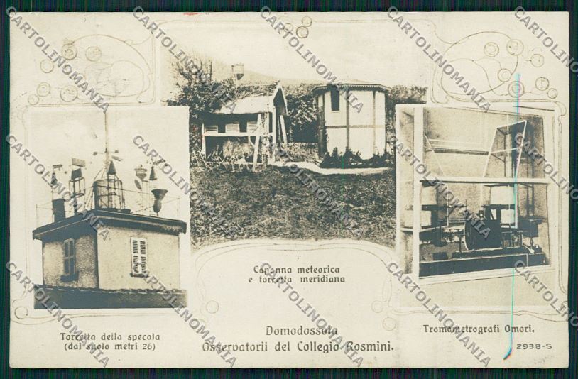 Verbania Domodossola Osservatorio Rosmini Foto cartolina QQ5372 – fronte