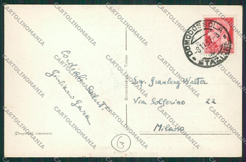 Verbania Domodossola Foto cartolina QQ5373 – retro