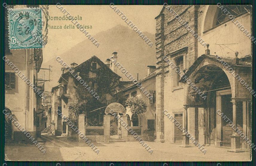 Verbania Domodossola Savoia cartolina QQ5375 – fronte