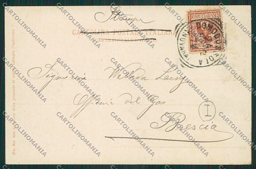 Verbania Domodossola Mercato cartolina QQ5382 – retro