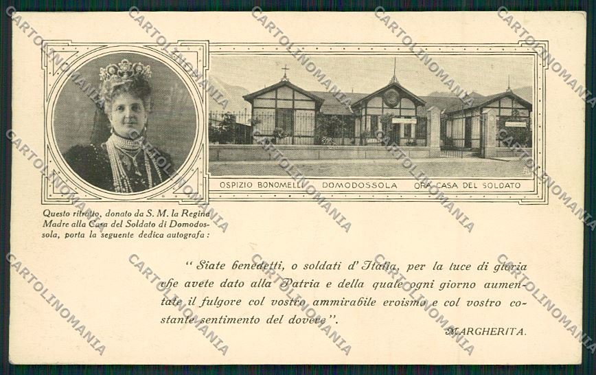 Verbania Domodossola Savoia cartolina QQ5391 – fronte