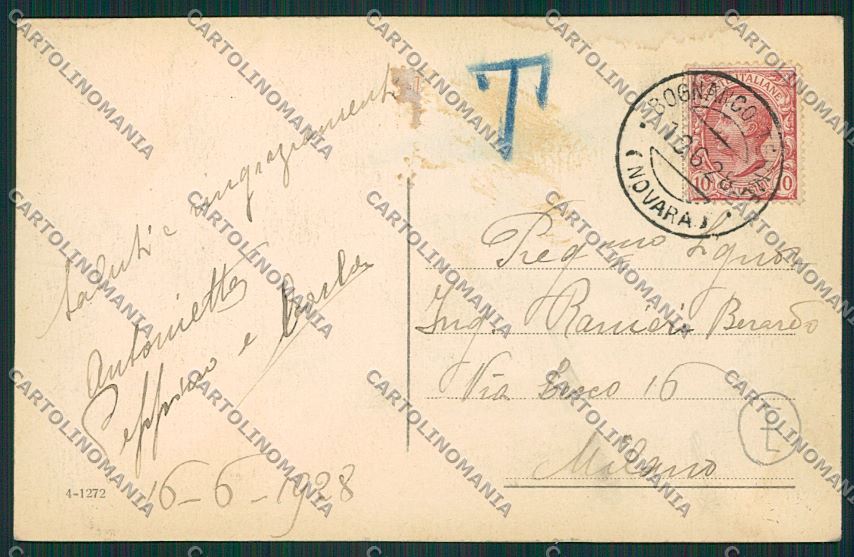 Verbania Bognanco cartolina QQ5417 – retro