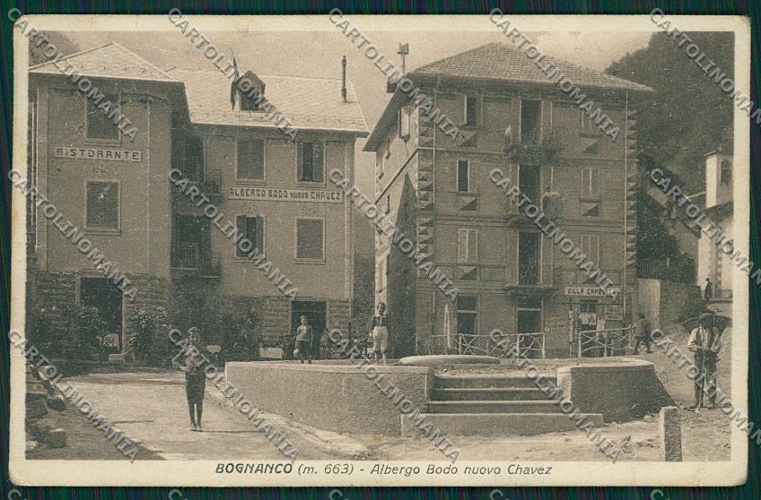 Verbania Bognanco PIEGHINE cartolina QQ5429 – fronte
