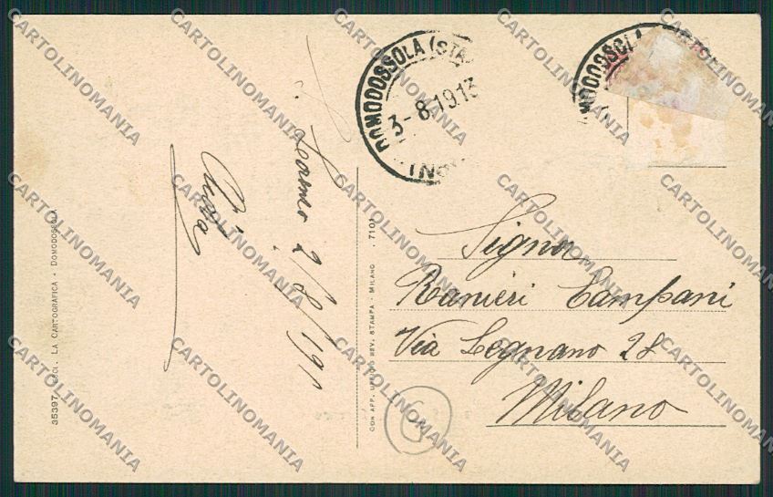 Verbania Bognanco cartolina QQ5432 – retro