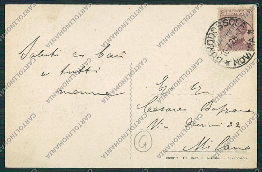 Verbania Bognanco cartolina QQ5437 – retro