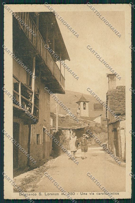 Verbania Bognanco San Lorenzo cartolina QQ5438 – fronte