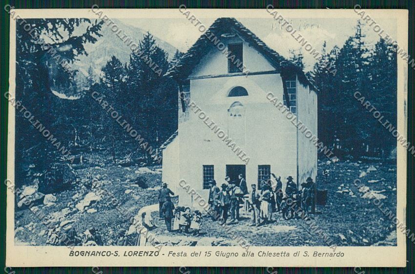 Verbania Bognanco Festa cartolina QQ5441 – fronte