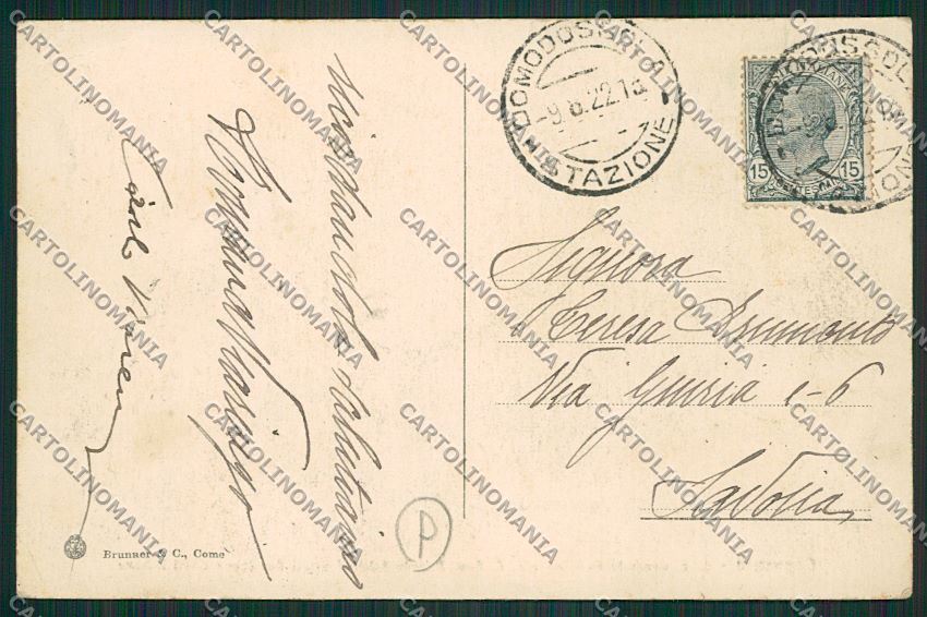 Verbania Bognanco Cadorna cartolina QQ5445 – retro