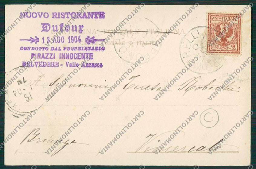 Verbania Macugnaga cartolina QQ5449 – retro