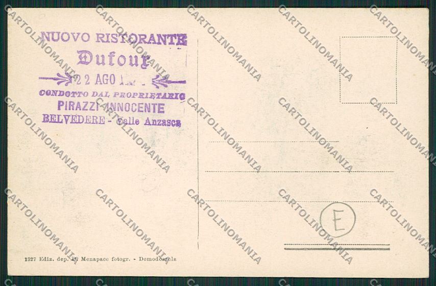Verbania Macugnaga cartolina QQ5474 – retro
