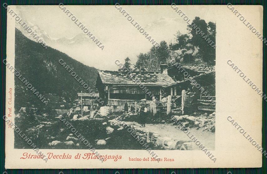 Verbania Macugnaga cartolina QQ5475 – fronte