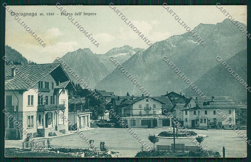 Verbania Macugnaga cartolina QQ5482 – fronte