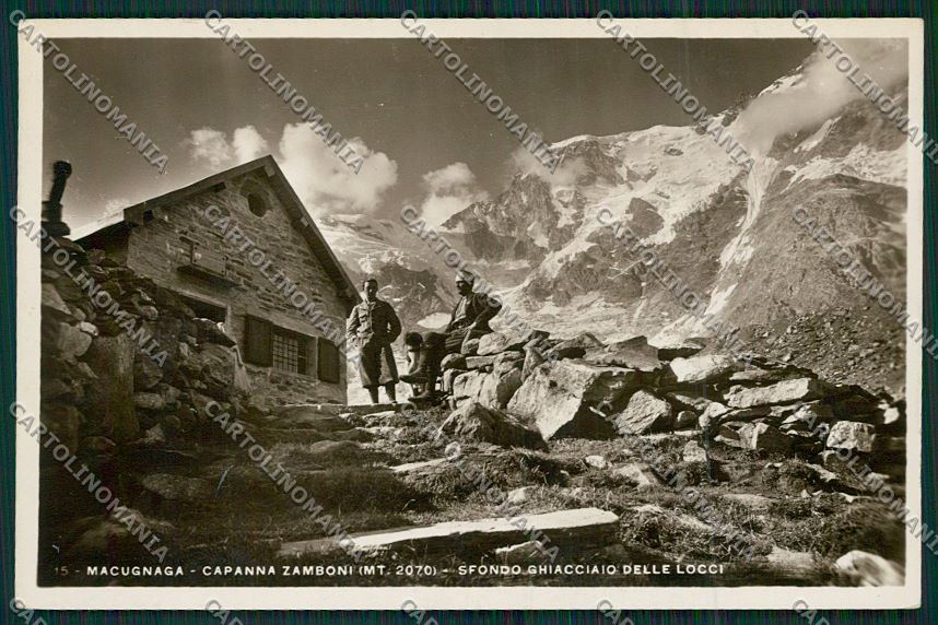 Verbania Macugnaga Foto cartolina QQ5487 – fronte