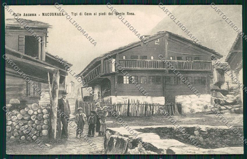 Verbania Macugnaga cartolina QQ5489 – fronte
