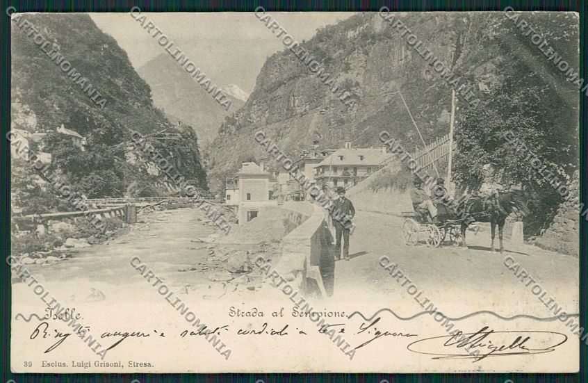 Verbania Iselle cartolina QQ5510 – fronte