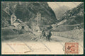 Verbania Gondo ANGOLO SCOLLATO cartolina QQ5533 – fronte