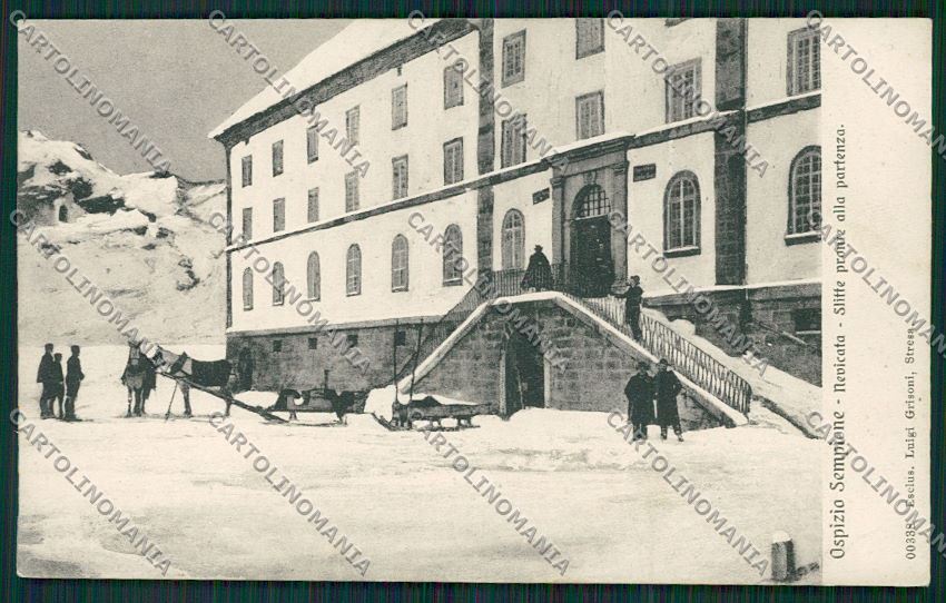 Verbania Sempione Ospizio cartolina QQ5544 – fronte