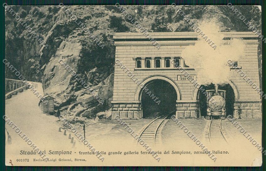 Verbania Sempione Treno cartolina QQ5547 – fronte