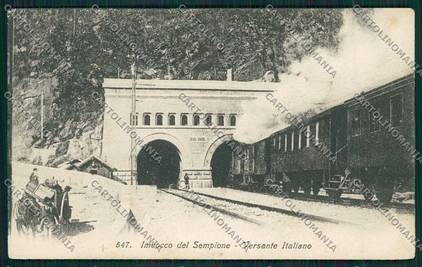 Verbania Sempione Treno cartolina QQ5584 – fronte