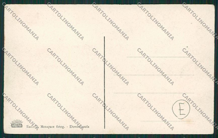 Verbania Sempione Treno cartolina QQ5584 – retro