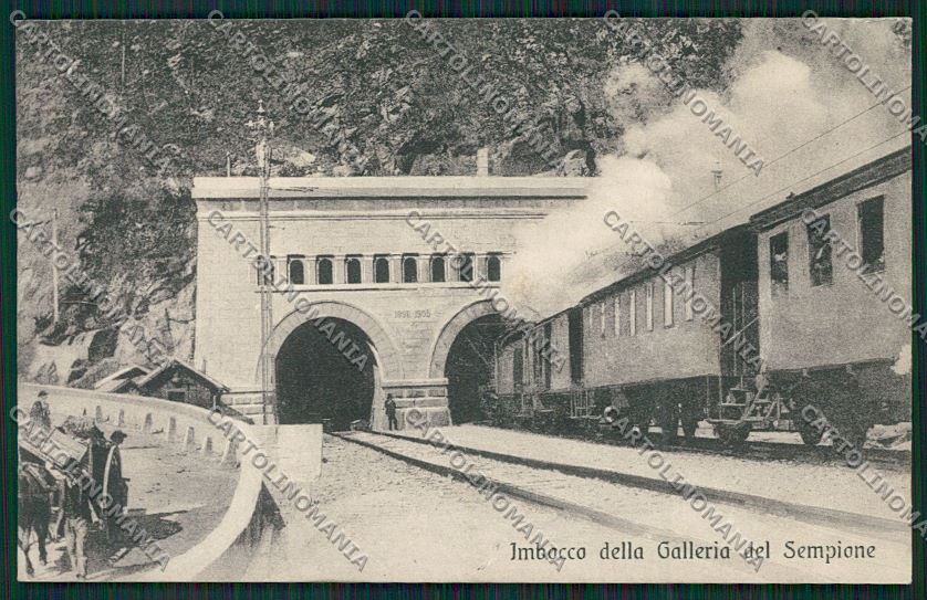 Verbania Sempione Treno cartolina QQ5593 – fronte