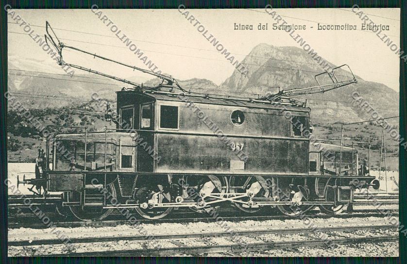 Verbania Sempione Treno cartolina QQ5601 – fronte
