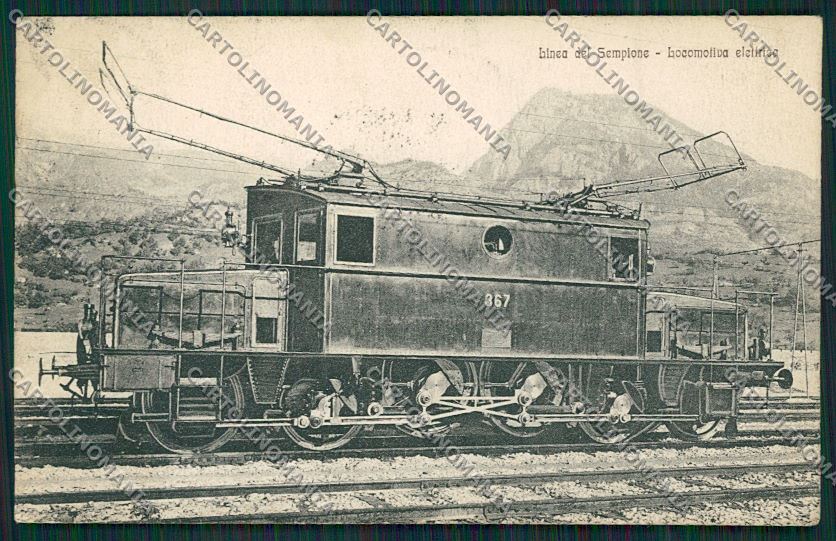 Verbania Sempione Treno cartolina QQ5602 – fronte