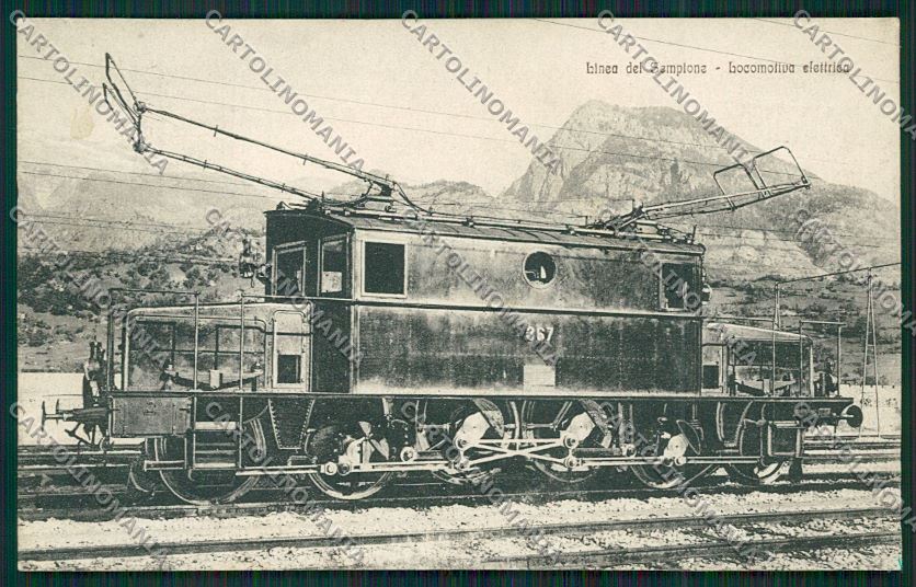 Verbania Sempione Treno cartolina QQ5607 – fronte
