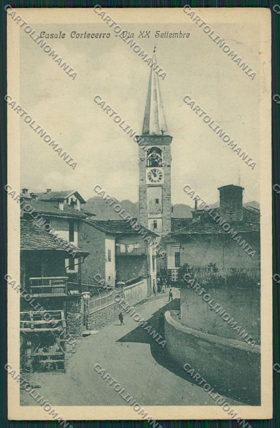 Verbania Valstrona Casale Corte Cerro cartolina QQ5630 – fronte